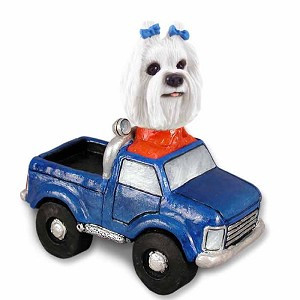 Maltese Pickup Doogie Collectible Dog Figurine