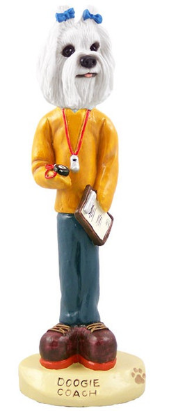 Maltese Coach Doogie Collectible Dog Figurine