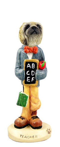Pekingese Teacher Doogie Collectible Dog Figurine