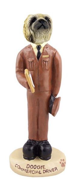 Pekingese Commercial Driver Doogie Collectible Dog Figurine