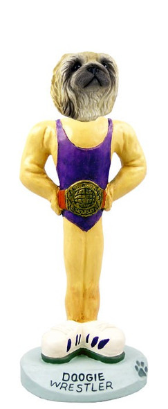 Pekingese Wrestler Doogie Collectible Dog Figurine