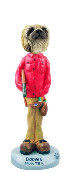 Pekingese Hunter Doogie Collectible Dog Figurine