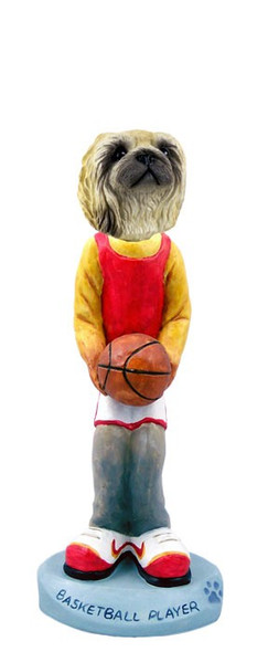 Pekingese Basketball Doogie Collectible Dog Figurine