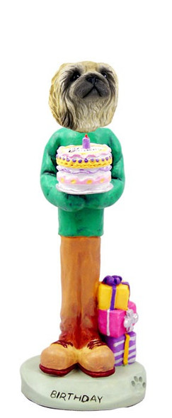 Pekingese Birthday Doogie Collectible Dog Figurine
