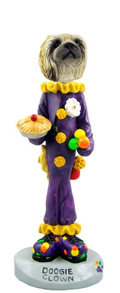 Pekingese Clown Doogie Collectible Dog Figurine