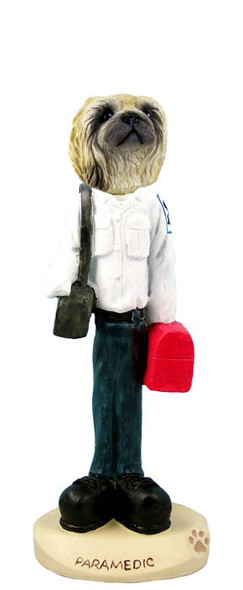 Pekingese Paramedic Doogie Collectible Dog Figurine