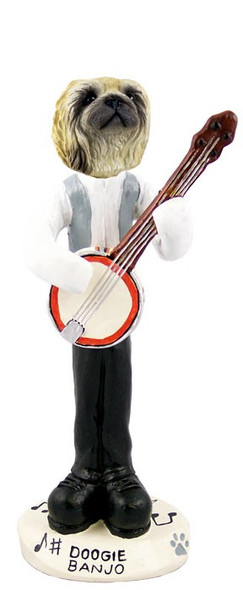 Pekingese Banjo Doogie Collectible Dog Figurine