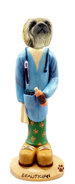 Pekingese Beautician Doogie Collectible Dog Figurine