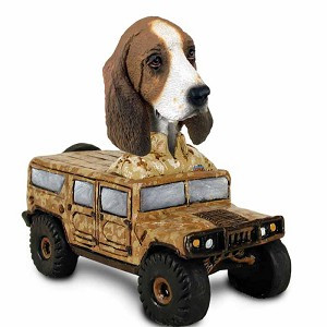 Basset Hound Hummer Doogie Collectible Dog Figurine