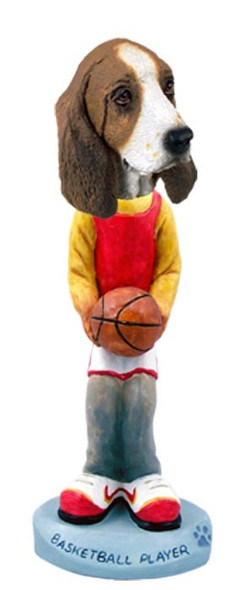 Basset Hound Basketball Doogie Collectible Dog Figurine