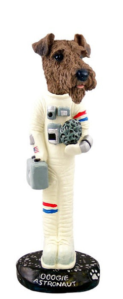 Airedale Astronaut Doogie Collectible Dog Figurine