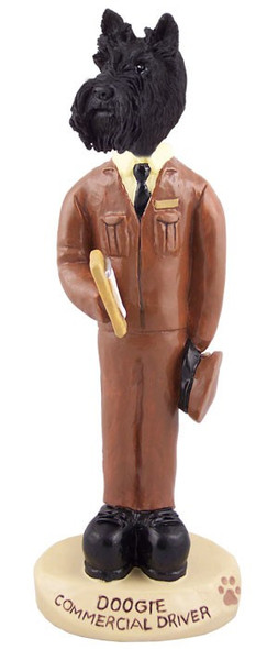 Scottish Terrier Commercial Driver Doogie Collectible Dog Figurine