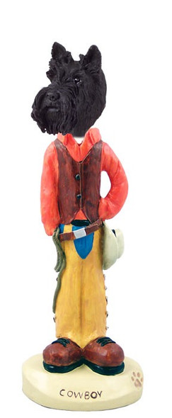 Scottish Terrier Cowboy Doogie Collectible Dog Figurine