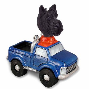 Scottish Terrier Pickup Doogie Collectible Dog Figurine