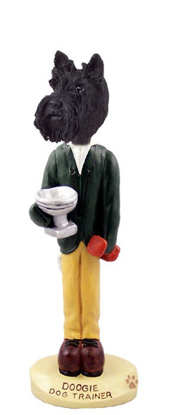 Scottish Terrier Trainer Doogie Collectible Dog Figurine