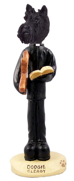 Scottish Terrier Clergy Doogie Collectible Dog Figurine