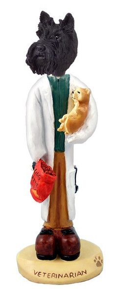 Scottish Terrier Veterinarian Doogie Collectible Dog Figurine