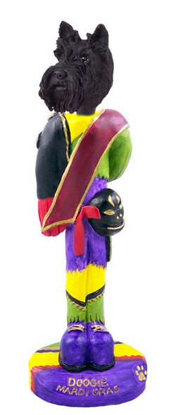 Scottish Terrier Mardi Gras Doogie Collectible Dog Figurine