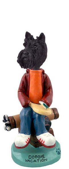 Scottish Terrier Vacation Doogie Collectible Dog Figurine