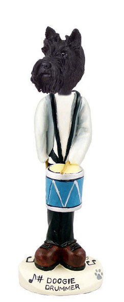 Scottish Terrier Drummer Doogie Collectible Dog Figurine