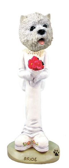 West Highland White Terrier Bride Doogie Collectible Dog Figurine