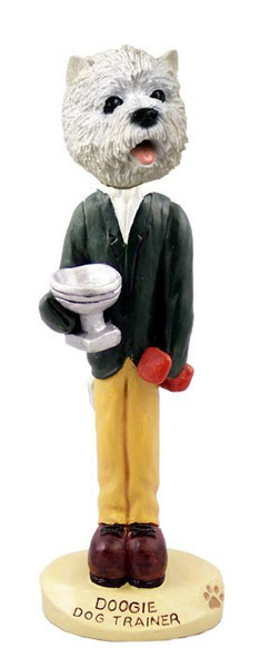 West Highland White Terrier Trainer Doogie Collectible Dog Figurine
