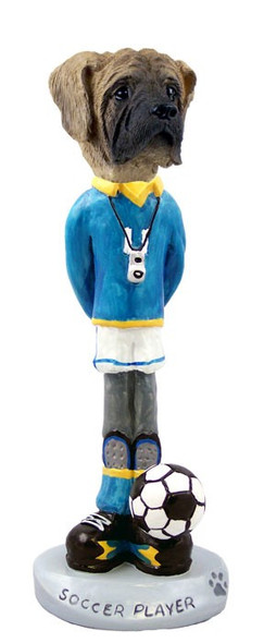 Mastiff Soccer Doogie Collectible Dog Figurine