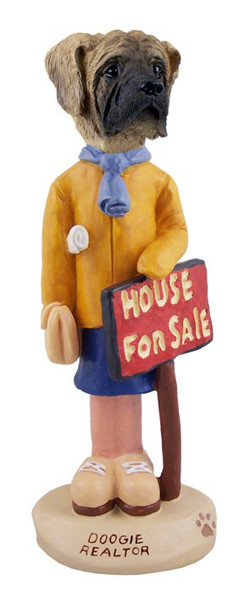 Mastiff Female Realtor Doogie Collectible Dog Figurine