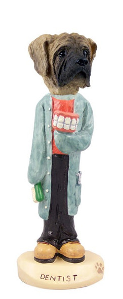 Mastiff Dentist Doogie Collectible Dog Figurine