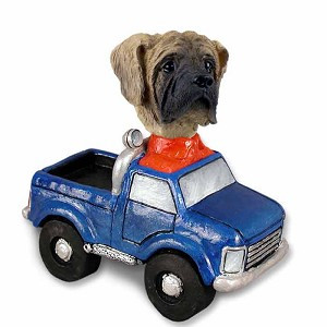 Mastiff Pickup Doogie Collectible Dog Figurine
