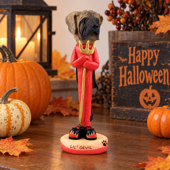 Mastiff Lil Devil Doogie Collectible Dog Figurine