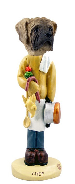 Mastiff Chef Doogie Collectible Dog Figurine