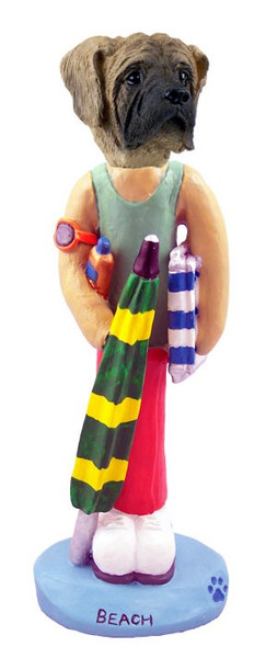 Mastiff Beach Doogie Collectible Dog Figurine