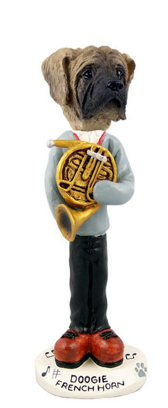 Mastiff French Horn Doogie Collectible Dog Figurine