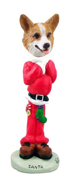 Pembroke Welsh Corgi Santa Doogie Collectible Dog Figurine