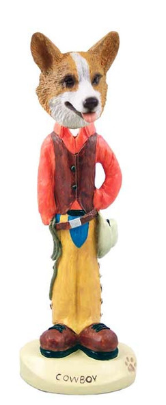 Pembroke Welsh Corgi Cowboy Doogie Collectible Dog Figurine