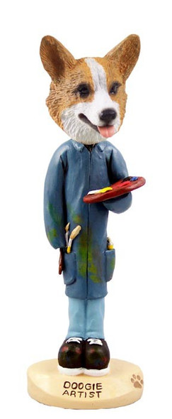 Pembroke Welsh Corgi Artist Doogie Collectible Dog Figurine
