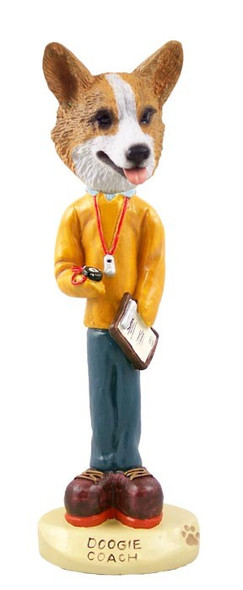 Pembroke Welsh Corgi Coach Doogie Collectible Dog Figurine