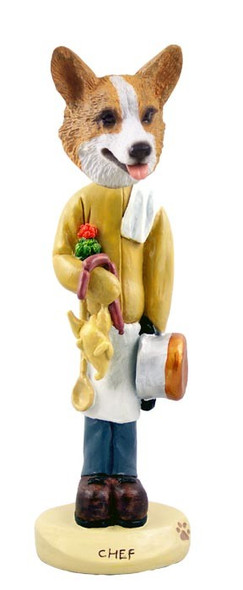 Pembroke Welsh Corgi Chef Doogie Collectible Dog Figurine