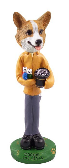 Pembroke Welsh Corgi Las Vegas Doogie Collectible Dog Figurine