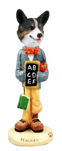 Cardigan Welsh Corgi Teacher Doogie Collectible Dog Figurine