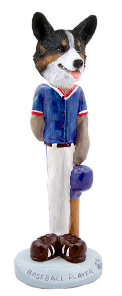 Cardigan Welsh Corgi Baseball Doogie Collectible Dog Figurine