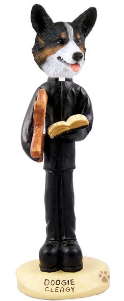 Cardigan Welsh Corgi Clergy Doogie Collectible Dog Figurine