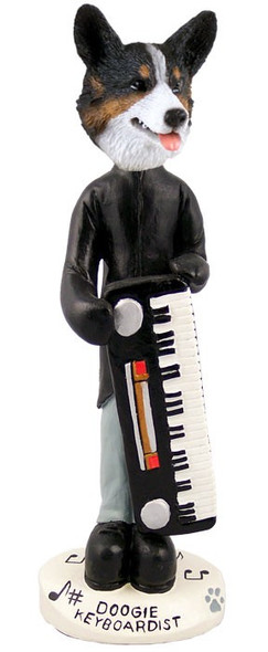 Cardigan Welsh Corgi Keyboardist Doogie Collectible Dog Figurine