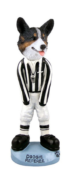 Cardigan Welsh Corgi Referee Doogie Collectible Dog Figurine