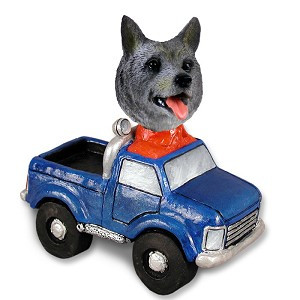 Norwegian Elkhound Pickup Doogie Collectible Dog Figurine