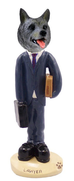 Norwegian Elkhound Lawyer Doogie Collectible Dog Figurine