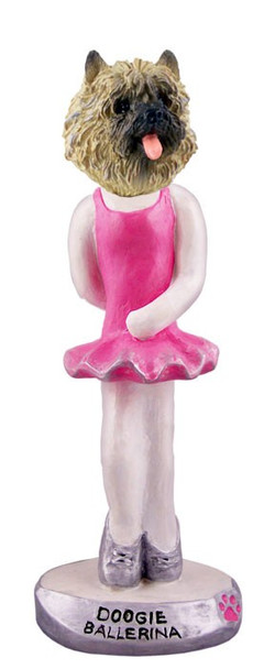 Red Cairn Terrier Ballerina Doogie Collectible Dog Figurine