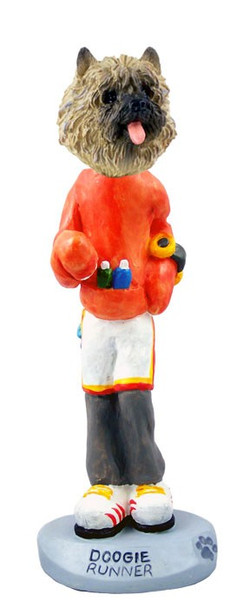 Red Cairn Terrier Runner Doogie Collectible Dog Figurine