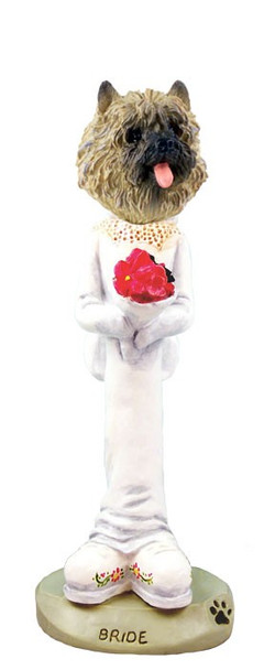 Red Cairn Terrier Bride Doogie Collectible Dog Figurine